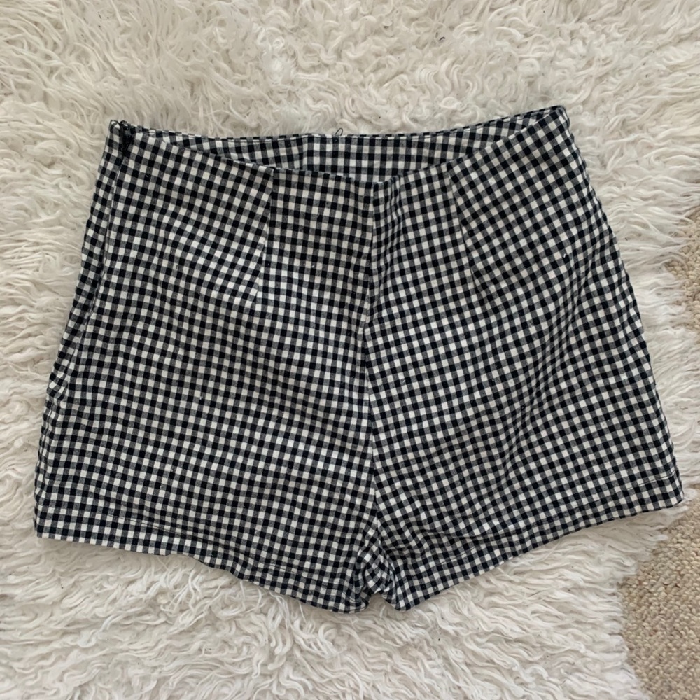 Kendall and Kylie gingham hot shorts